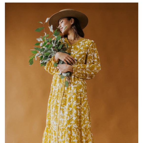 Roolee Dresses & Skirts - Roolee SALT yellow floral dress